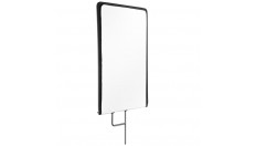 Reflector board white/white 1x1 m